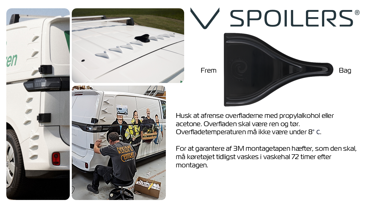 V-Spoiler für VW ID. Buzz (Satz mit 30 Stück)