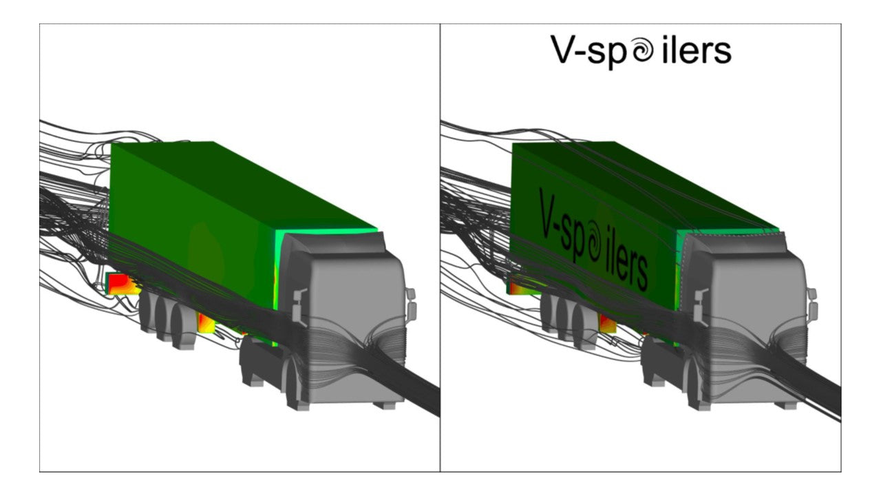 V Spoilers for Truck (Kit with 80 pcs.)
